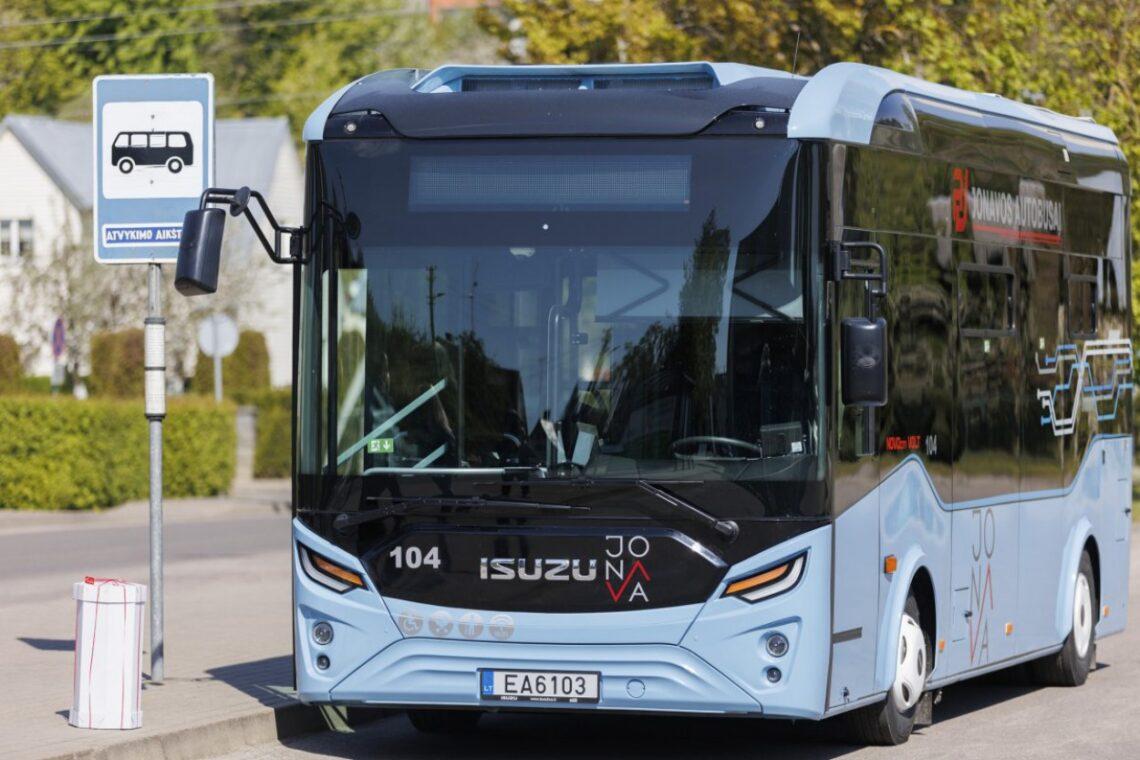 Elektrinis autobusas | jonavoszinios.lt nuotr.