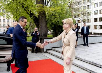 Mateušas Moravieckis ir Ingrida Šimonytė | lrv.lt nuotr.