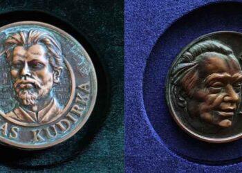 V. Kudirgos ir V. Gedgaudo medaliai | LVŽS nuotr.