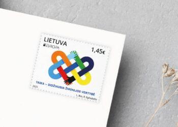 Pašto ženklas: Europa. Taika – didžiausia žmonijos vertybė | Lietuvos pašto nuotr.
