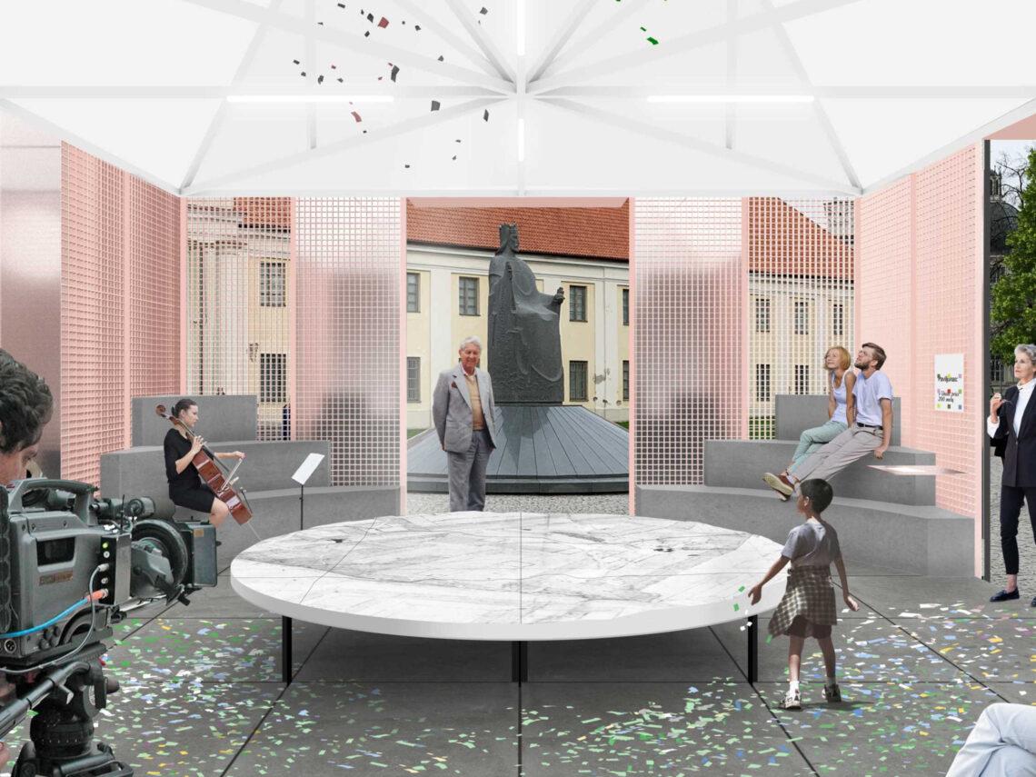 Paviljono „Vilnius prieš 200 metų“ vizualizacija. Aut. D. Puodžiūtė Seniūnienė ir J. Seniūnas | lnm.lt nuotr.