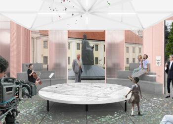 Paviljono „Vilnius prieš 200 metų“ vizualizacija. Aut. D. Puodžiūtė Seniūnienė ir J. Seniūnas | lnm.lt nuotr.