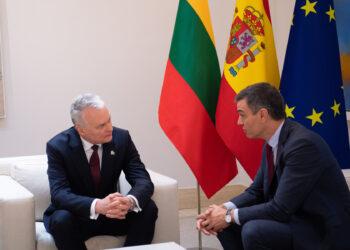 Gitanas Nausėda ir Pedras Sančesas | R. Dačkaus nuotr.