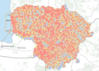 5G žemėlapis | rrt.lt nuotr.