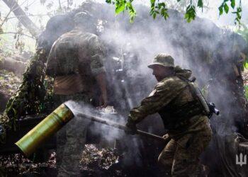 Pragaro ugnis maskoliams | facebook.com/GeneralStaff.ua nuotr.