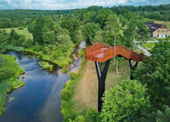 Kviečia naujas apžvalgos bokštas Pagramančio parke | vstt.lrv.lt nuotr.