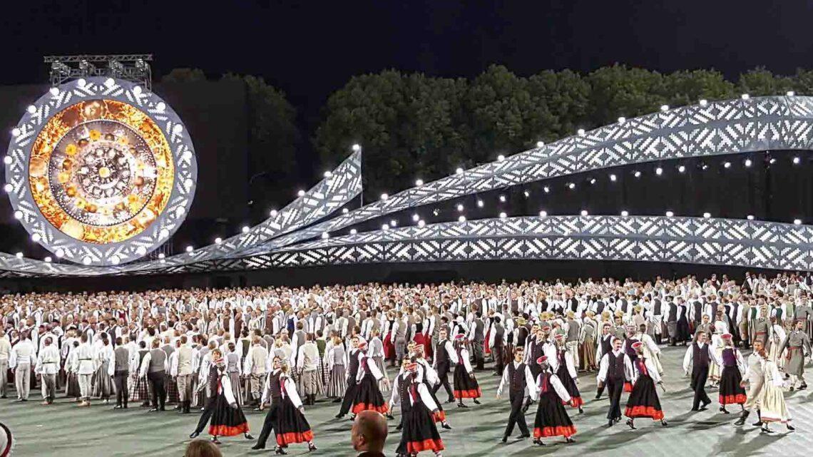 Latvijoje Dainų šventės 150-metis | S. Tumėno nuotr.