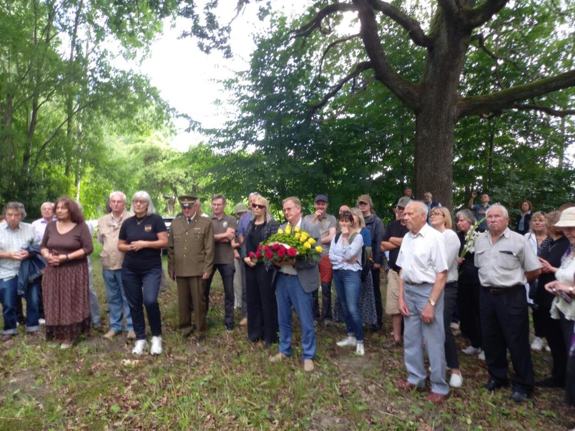 Pagerbtas J.Vitkus-Kazimieraitis ir Lietuvos laisvės gynėjai Leipalingyje | LGGRTC nuotr.