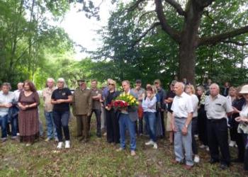 Pagerbtas J.Vitkus-Kazimieraitis ir Lietuvos laisvės gynėjai Leipalingyje | LGGRTC nuotr.