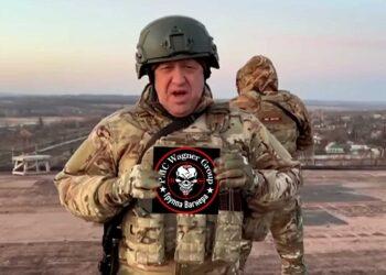 „Vagner“ smogikų vadas Prigožinas | Alkas.lt koliažas