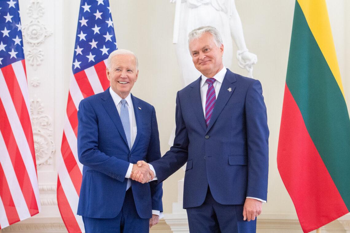 Prezidentas Gitanas Nausėda susitinka su JAV Prezidentu Džo Baidenu | lrp.lt nuotr.