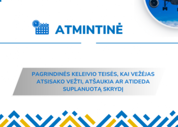 Ką svarbu žinoti, kai oro vežėjas atsisako vežti, atšaukia ar atideda skrydį? | tm.lrv.lt nuotr.