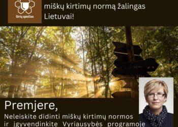 „Girių spiečiaus“ pranešimas | „Gyvo žalio“ feisbuko įrašo nuotr.