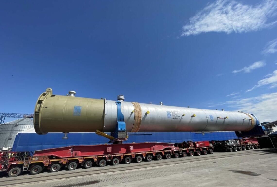 Milžiniškas reaktorius | portofklaipeda.lt nuotr.