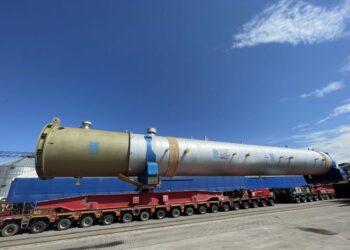 Milžiniškas reaktorius | portofklaipeda.lt nuotr.