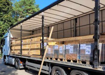 Karinės paramos siunta Ukrainai | LK KJP nuotr.