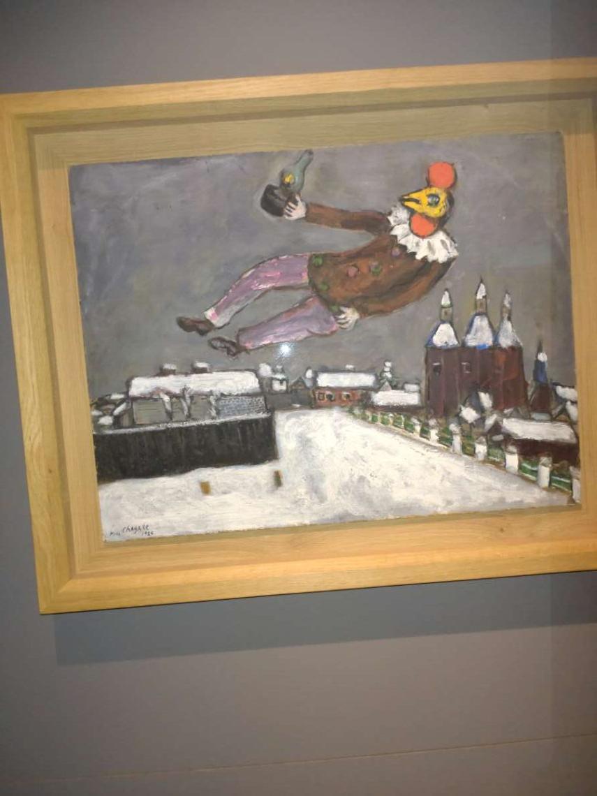 Markas Šagalas. Žmogus gaidys virš Vitebsko } Iš parodos