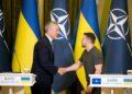 J. Stoltenbergas ir V. Zelenskis, Kijevas 2023-09-28 | president.gov.ua nuotr