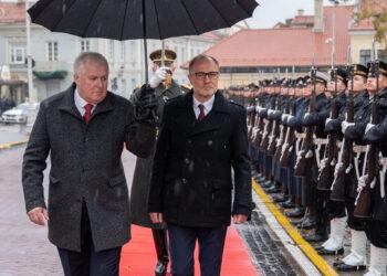 Lietuvoje lankosi Latvijos gynybos ministras | KAM, A. Čemerkos nuotr.