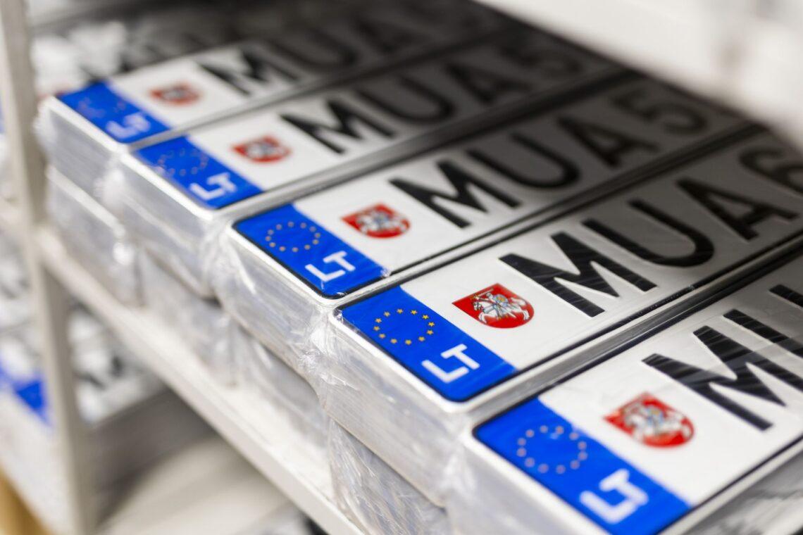 Numerių ženklai su Vyčiu | regitra.lt nuotr.