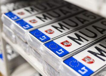 Numerių ženklai su Vyčiu | regitra.lt nuotr.