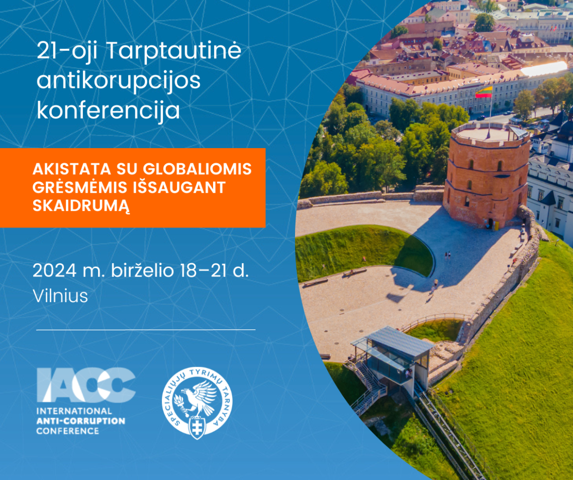 Tarptautinė antikorupcijos konferencija | stt.lt nuotr.