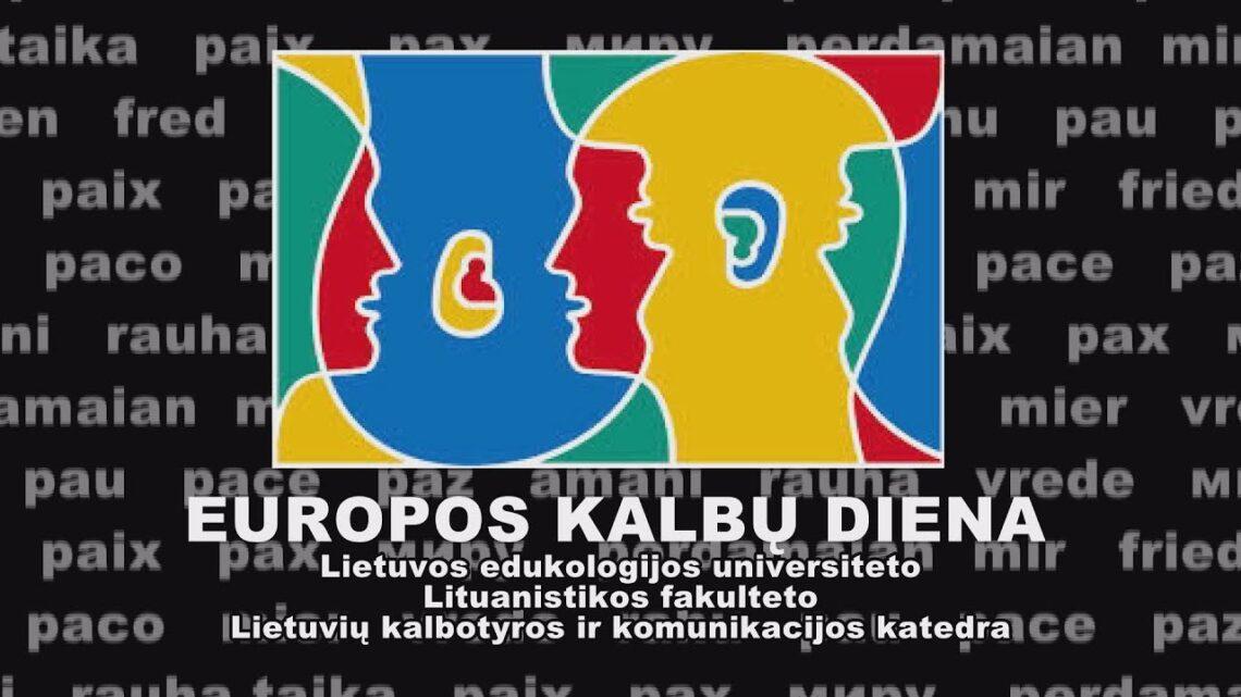 Europos kalbų dienos | Youtube nuotr.