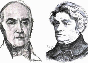 Simonas Daukantas ir Adomas Mickevičius | Alkas.lt koliažas