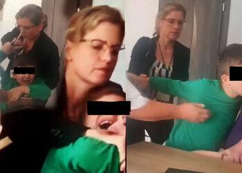 Beširdė Vaikų tarnybos darbuotoja padedant policijai prievartauja vaiką | Alkas.lt ekrano nuotr.