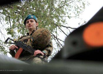 Ukrainos gynėja | facebook.comGeneralStaff.ua nuotr.