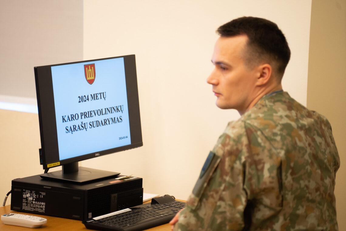 Sudarytas šauktinių sąrašas | KAM, A. Čemerkos nuotr.