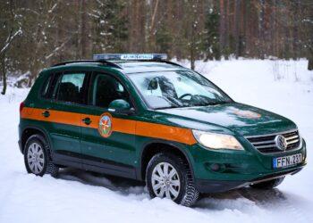 Aplinkosaugininkų automobilis | am.lrv.lt nuotr.