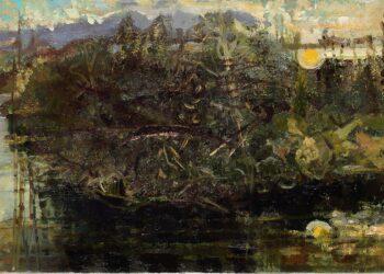 G. J. Vitartaitės paveikslas ,Susimąstęs, gilus, amžinas Nevėžis I" 2018 m.