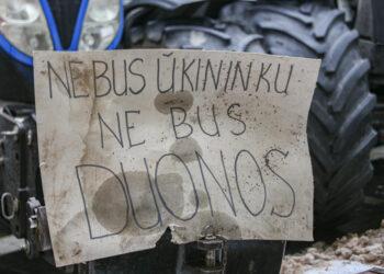 Protesto akcija | Arūno Sartanavičiaus nuotr.