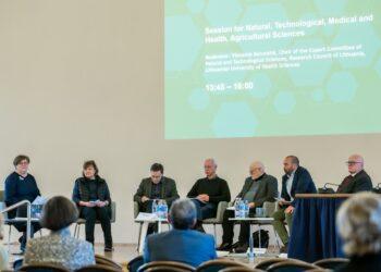 LMT Gamtos ir technikos mokslo ekspertų komiteto diskusija, pirmininkas prof. dr. Vilmantas Borutaitis | lmt.lt nuotr.