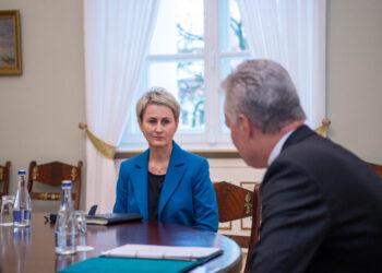 N. Grunskienė ir G. Nausėda | R. Dačkaus nuotr.