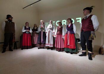 Romoje – lietuviškos sutartinės ir A. Serapino meninis kūrinys | L. Gabrielaitytės-Kazulėnienės nuotr