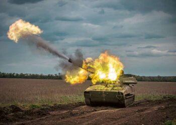 Karas Ukrainoje | httpswww.facebook.comGeneralStaff.ua nuotr.