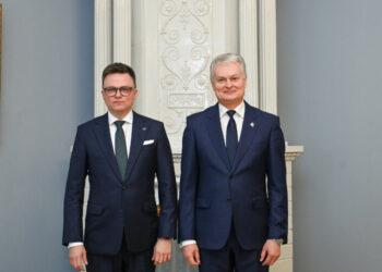 Šimonas Holovnia ir Gitanas Nausėda | R. Dačkaus nuotr.