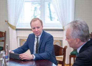 Mindaugas Macijauskas ir Gitanas Nausėda | R. Dačkaus nuotr.