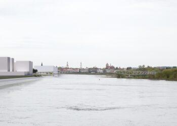 tilto tarp Nemuno salos ir Žemosios Fredos vizualizacija | kaunas.lt nuotr.