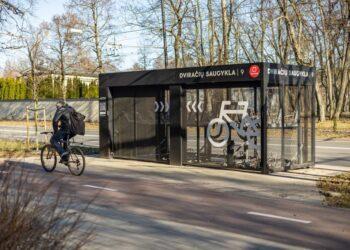 Dviračių saugykla | S. Žiūros nuotr.