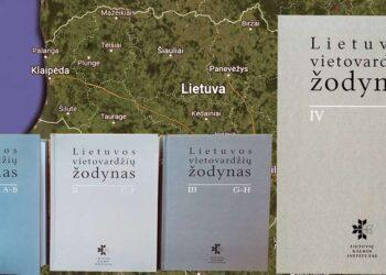 „Lietuvos vietovardžių žodynas“ I-IV tomai | Alkas.lt koliažas