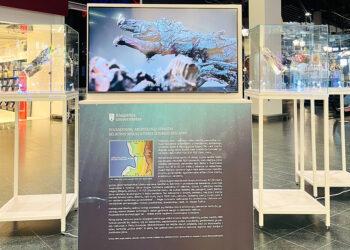 Iš Baltijos jūros dugno iškelti archeologų radiniai pristatomi Klaipėdos „Akropolyje“ | atviraklaipeda.lt nuotr.