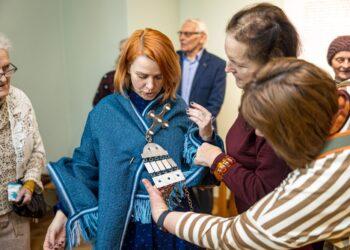 J. Šliūpo muziejuje pristatomas išskirtinis papuošalas, pasakojantis apie kuršių moterį | lnm.lt nuotr.