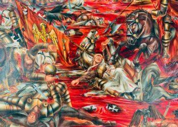 Seime pristatytas Žalgirio mūšio triptikas „Diena, pakeitusi istoriją“ | lrs.lt nuotr.