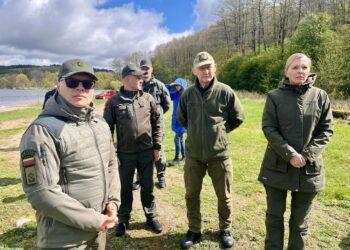 A. Bilotaitė lankosi pasienyje | vrm.lrv.lt nuotr.