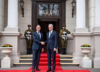 Markas Rutė ir Gitanas Nausėda | R. Dačkaus nuotr.