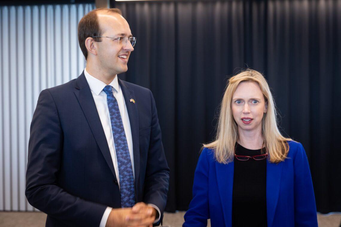 Marius Skuodis ir Kara Makdonald | sumin.lrv.lt nuotr.