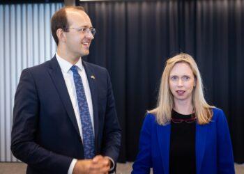 Marius Skuodis ir Kara Makdonald | sumin.lrv.lt nuotr.